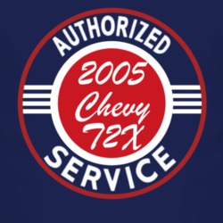 Authorized Service 2005 Chevy Chevy T2X Dark T Shirt