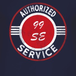 Authorized Service 1999 TJ SE Distressed Look Dark T Shirt