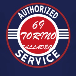 Authorized Service 1969  TORINO  TALLADEGA Dark T Shirt