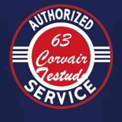 Authorized Service 1963 Chevy Corvair Testudo Dark T Shirt
