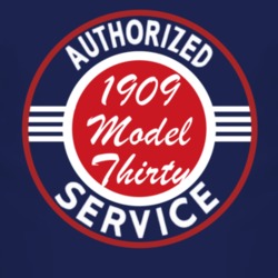 Authorized Service 1909 Cadillac Model Thirty Dark T Shirt