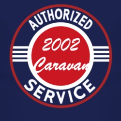 Authorized Service 2002 Dodge Caravan Dark T Shirt