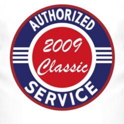 Authorized Service 2009 Chevy Classic T Shirt