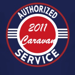 Authorized Service 2011 Dodge Caravan Dark T Shirt