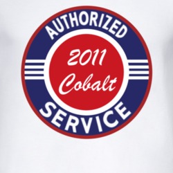 Authorized Service 2011 Chevy Cobalt T Shirt