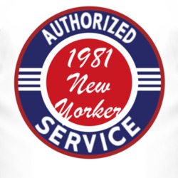 Authorized Service 1981 Chrysler New Yorker T Shirt