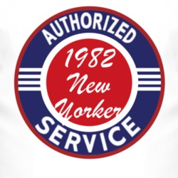 Authorized Service 1982 Chrysler New Yorker T Shirt