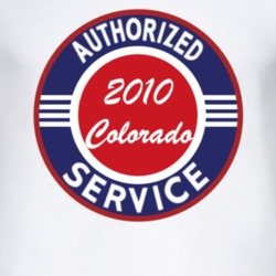 Authorized Service 2010 Chevy Colorado T Shirt