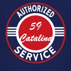 Authorized Service 1959 Pontiac Catalina Dark T Shirt