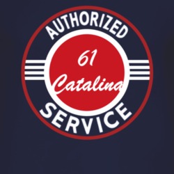 Authorized Service 1961 Pontiac Catalina Dark T Shirt