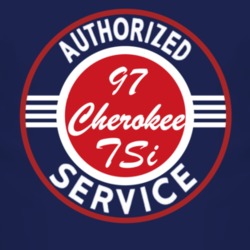 Authorized Service 1997 Grand Cherokee TSi Dark T Shirt