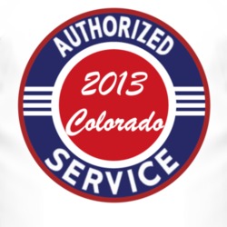 Authorized Service 2013 Chevy Colorado T Shirt