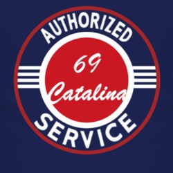 Authorized Service 1969 Pontiac Catalina Dark T Shirt
