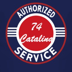 Authorized Service 1974 Pontiac Catalina Dark T Shirt