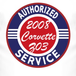Authorized Service 2008 Chevy Corvette Z03 T Shirt
