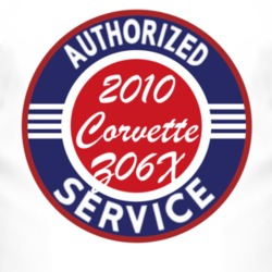 Authorized Service 2010 Chevy Corvette Z06X T Shirt