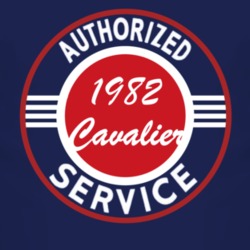 Authorized Service 1982 Chevy Cavalier Dark T Shirt