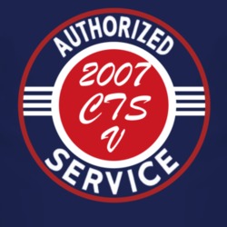 Authorized Service 2007 Cadillac CTS V Dark T Shirt