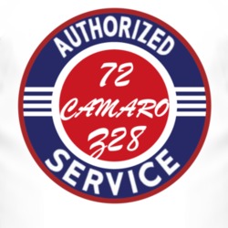 Authorized Service 1972 CHEVY CAMARO Z28 T Shirt