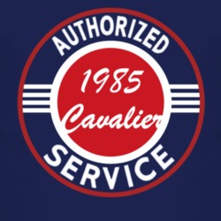 Authorized Service 1985 Chevy Cavalier Dark T Shirt