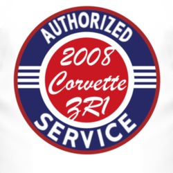 Authorized Service 2008 Chevy Corvette ZR1 T Shirt