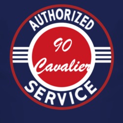 Authorized Service 1990 Chevy Cavalier Dark T Shirt