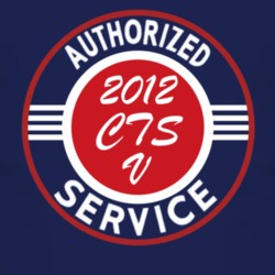 Authorized Service 2012 Cadillac CTS V Dark T Shirt