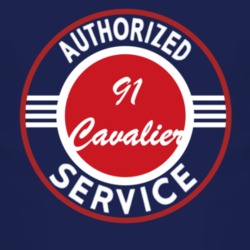 Authorized Service 1991 Chevy Cavalier Dark T Shirt