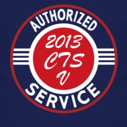 Authorized Service 2013 Cadillac CTS V Dark T Shirt