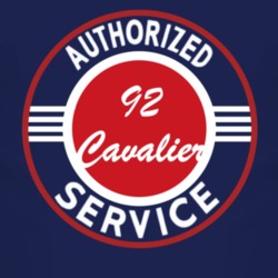 Authorized Service 1992 Chevy Cavalier Dark T Shirt