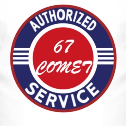 Authorized Service 1967 MERCURY COMET T Shirt