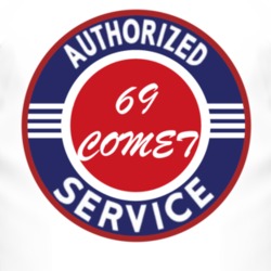 Authorized Service 1969 MERCURY COMET T Shirt