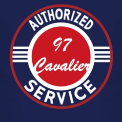 Authorized Service 1997 Chevy Cavalier Dark T Shirt