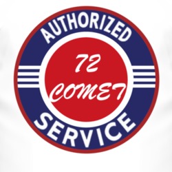 Authorized Service 1972 MERCURY COMET T Shirt
