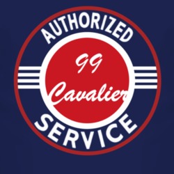 Authorized Service 1999 Chevy Cavalier Dark T Shirt