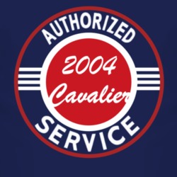 Authorized Service 2004 Chevy Cavalier Dark T Shirt