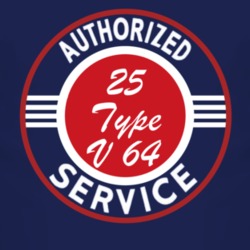 Authorized Service 1925 Cadillac Type V 63 Dark T Shirt