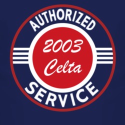 Authorized Service 2003 Chevy Celta Dark T Shirt
