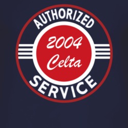 Authorized Service 2004 Chevy Celta Dark T Shirt