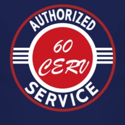 Authorized Service 1960 Chevy CERV Dark T Shirt