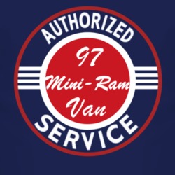 Authorized Service 1997 Dodge Mini-Ram Van Dark T Shirt