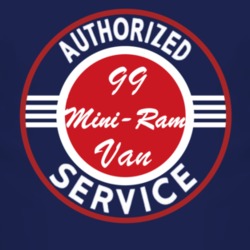 Authorized Service 1999 Dodge Mini-Ram Van Dark T Shirt