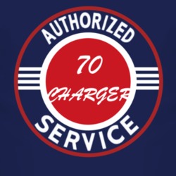 Authorized Service 1970 DODGE CHARGER Dark T Shirt