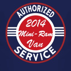 Authorized Service 2014 Dodge Mini-Ram Van Dark T Shirt
