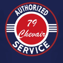 Authorized Service 1979 Chevy Chevair Dark T Shirt