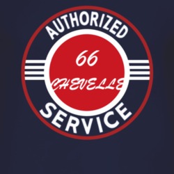 Authorized Service 1966 CHEVY CHEVELLE Dark T Shirt