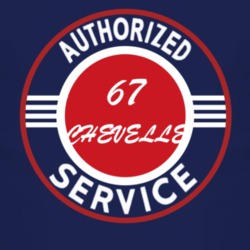 Authorized Service 1967 CHEVY CHEVELLE Dark T Shirt