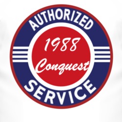 Authorized Service 1988 Chrysler Conquest T Shirt