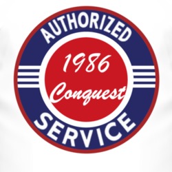 Authorized Service 1986 Dodge Conquest T Shirt