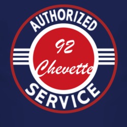 Authorized Service 1992 Chevy Chevette Dark T Shirt